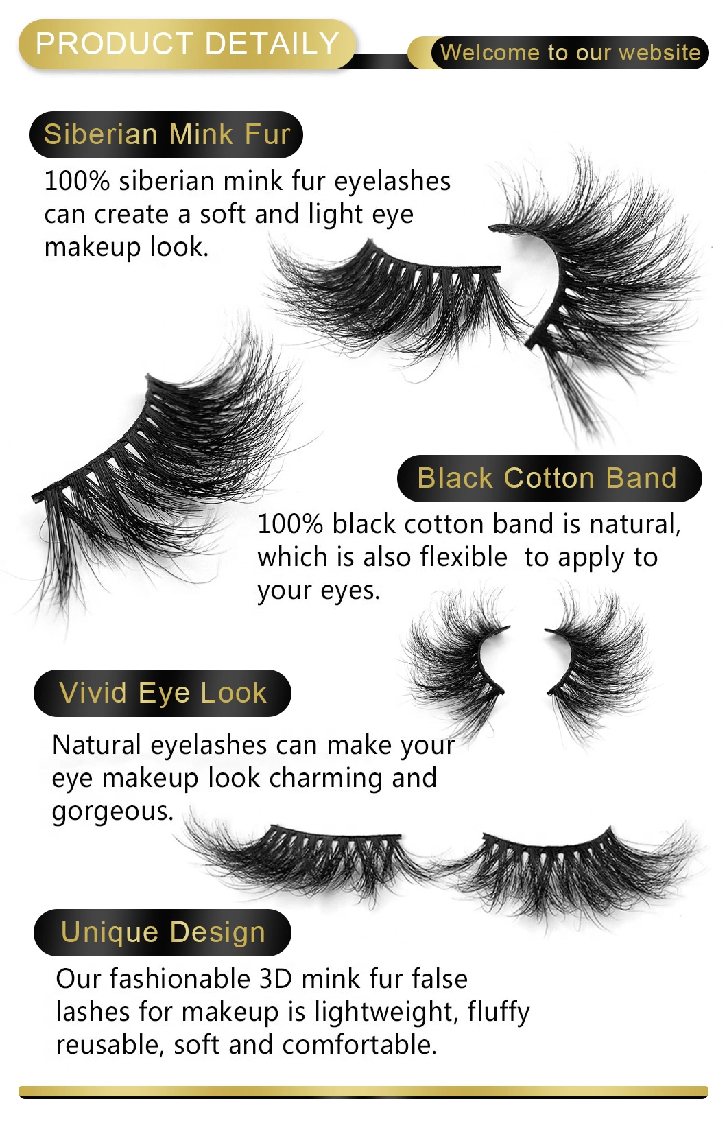 Wholesale 3D 5D Mink Lashes with Custom Packaging Logo 25mm Real Mink Fur False Eyelashes