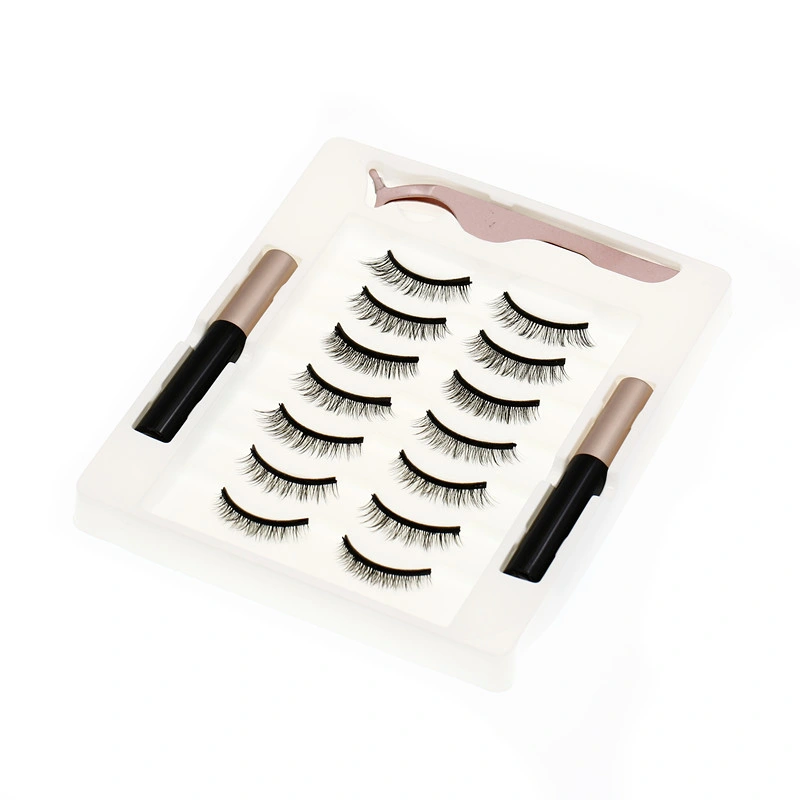 Magnetic Eyeliner Eyelashes Extension Silk Mink Eyelashes Magnetic Box Lashes