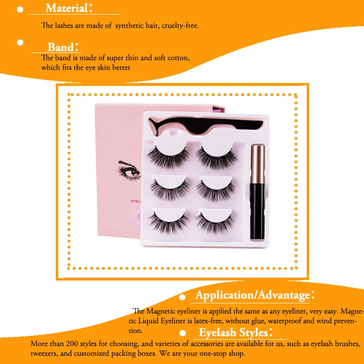 High Quality Beauty Products Eyelash Packaging Box Custom Magnetic Lashes