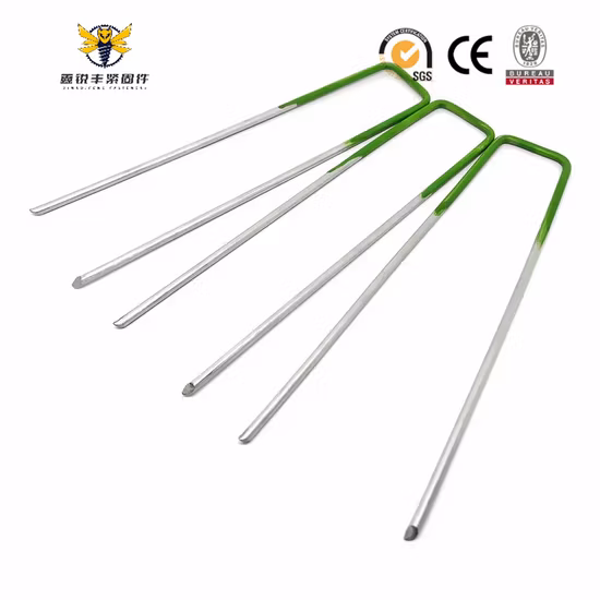 Galvanized Landscape Spikes Garden Floor Nails for Artificial Turf