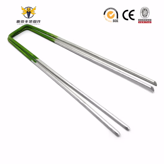 Galvanized Landscape Spikes Garden Floor Nails for Artificial Turf